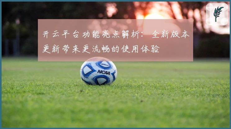 开云平台功能亮点解析：全新版本更新带来更流畅的使用体验
